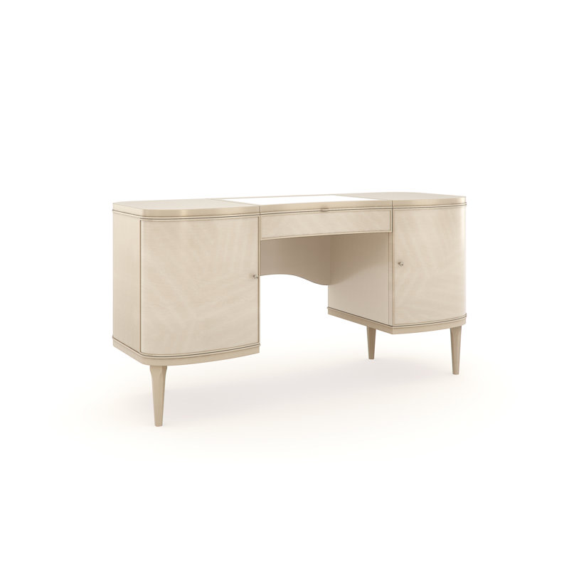 Caracole Classic Fancy Me Mirrored Writing Desk | Wayfair